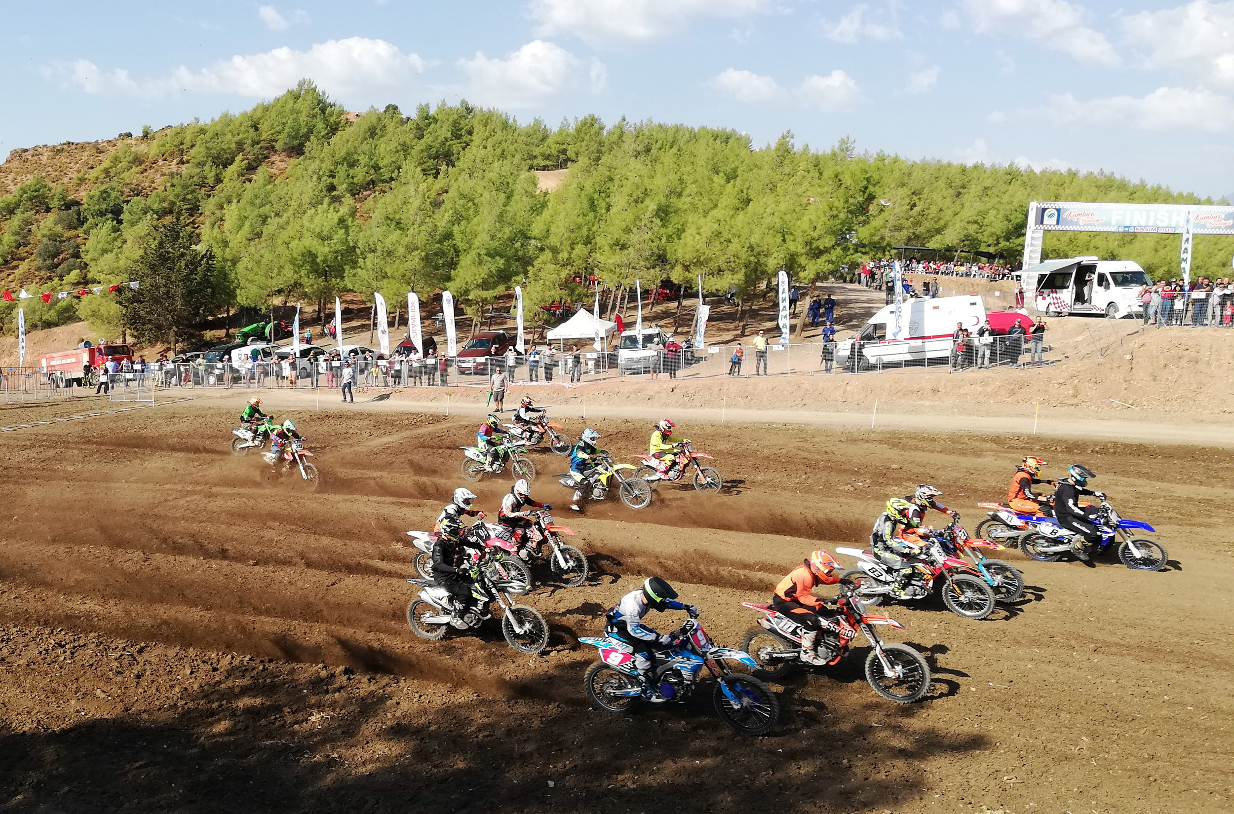 Kumluca'da Motokros Heyecanı Tavan Yaptı